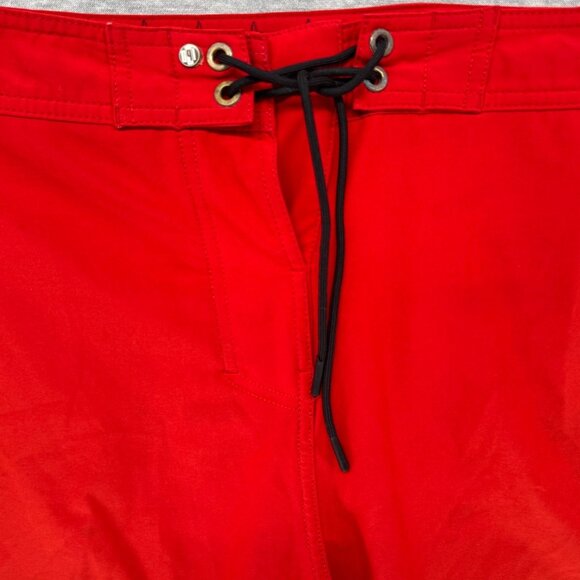 IPD Huntington Beach Jr Lifeguard Mens 32 Red Board Shorts 83 Style Swim - Picture 3 of 12